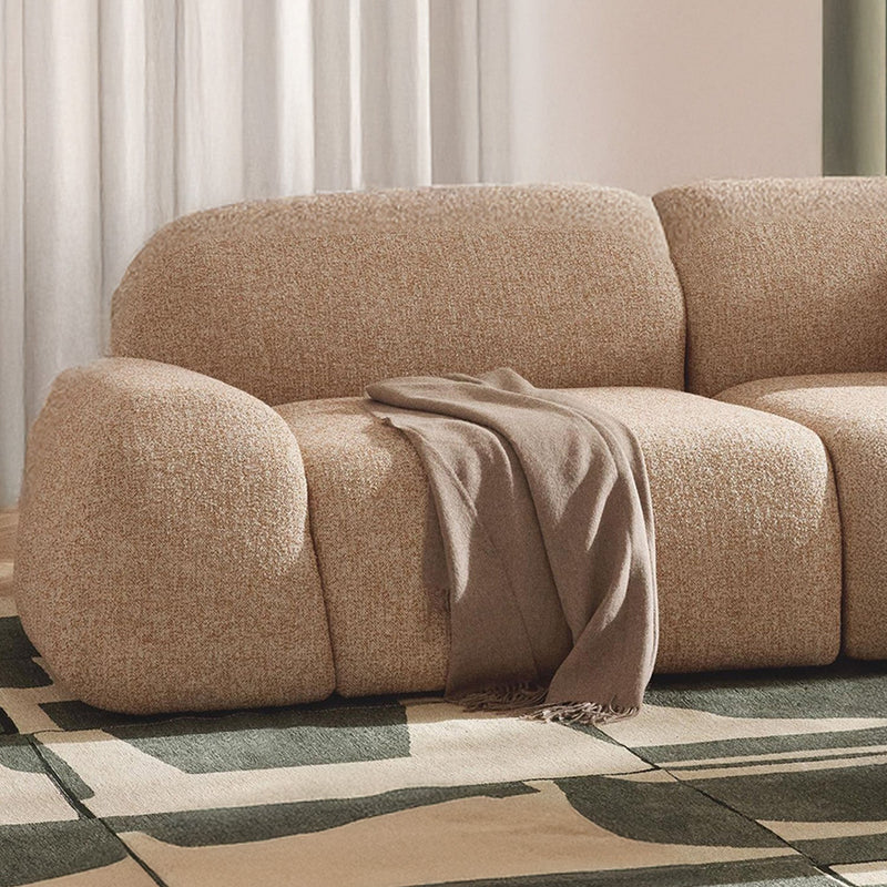 Parma 2 Seater Sofa in Rustic Beige
