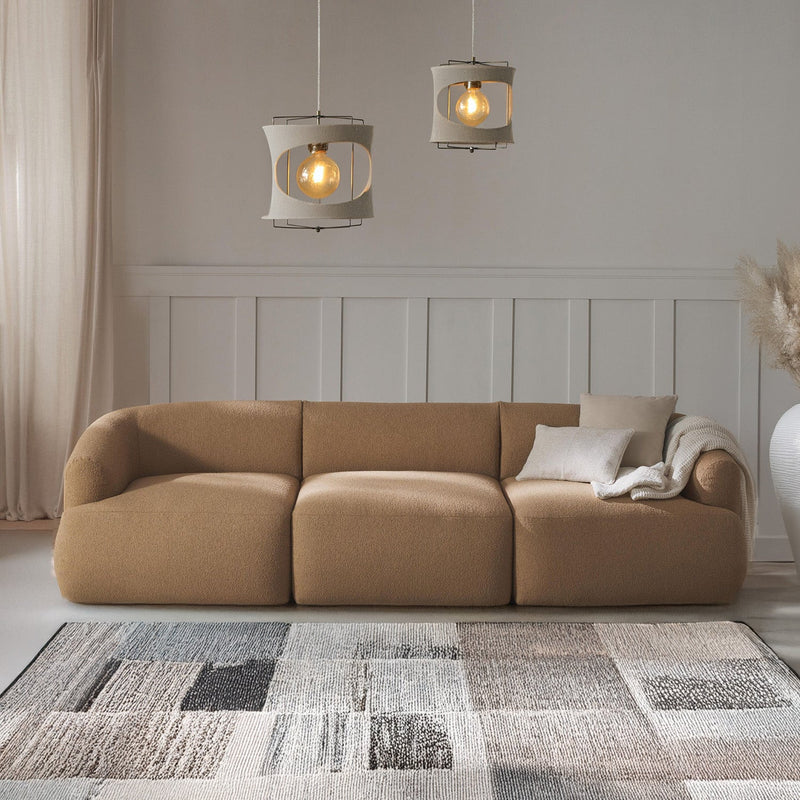 Ostia 3 Seater Sofa in Beige