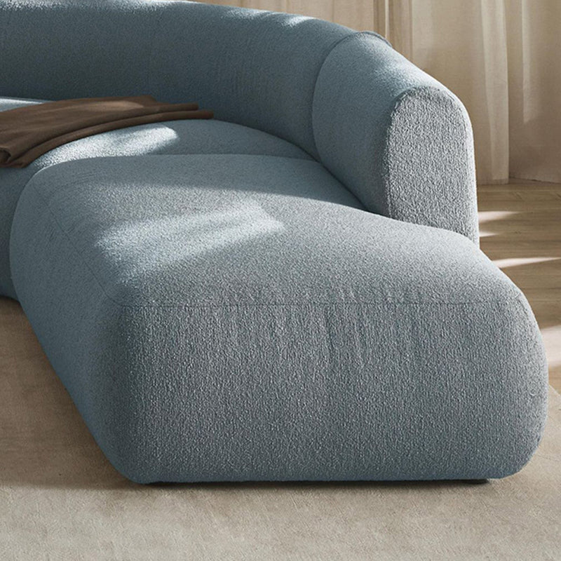 Caracalla L-Shape Sofa in Sky Blue