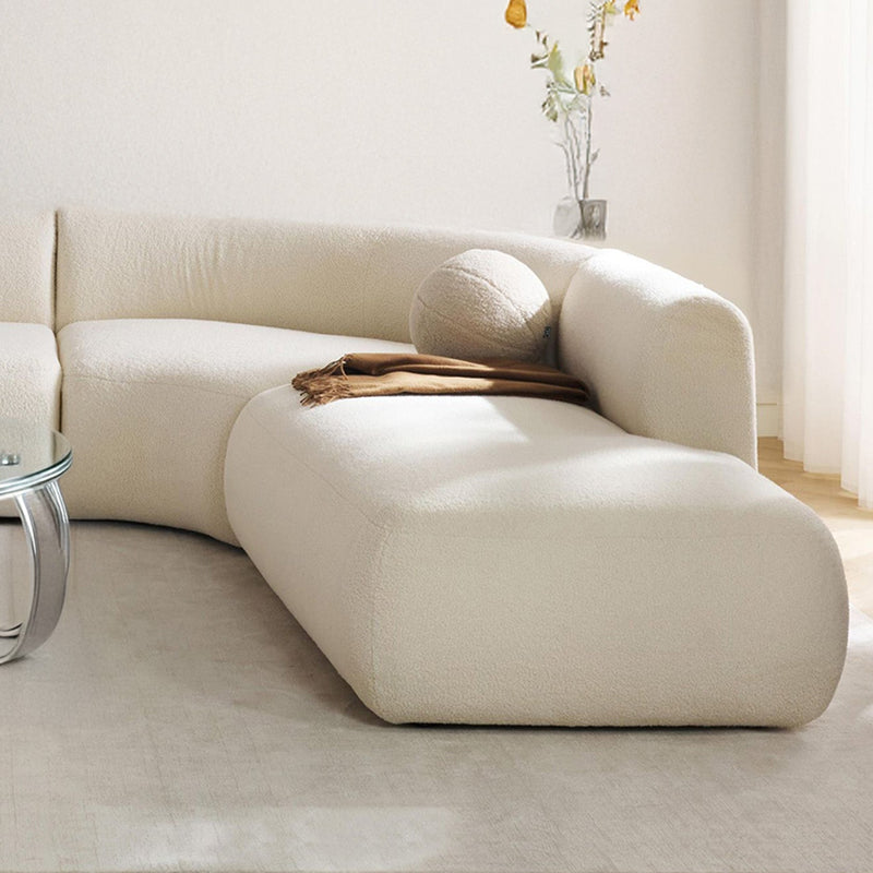 Caracalla L-Shape Sofa in White