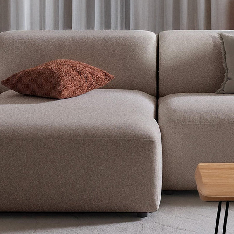 Tivoli L-Shape Sofa in Light Taupe