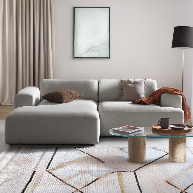 Tivoli L-Shape Sofa in Gray