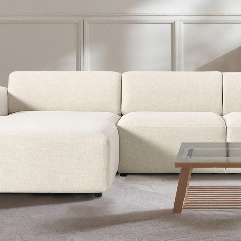 Posada L-Shape Sofa in White