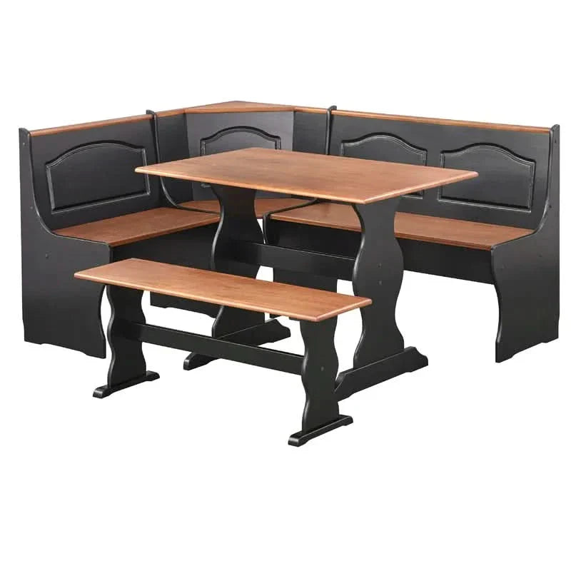 Cavilion Solid Wood Trestle Dining Set - Wooden Empiro