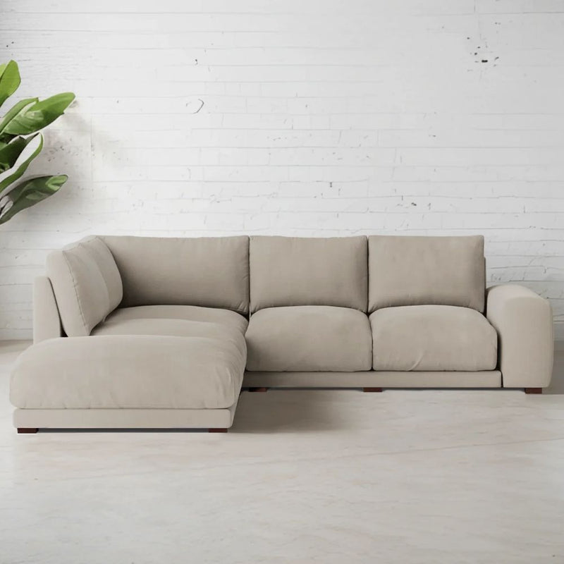 5 Seater Modern L-Shaped Lounge Sofa