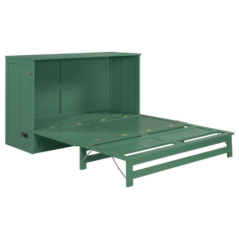 Kerrid Queen Size Murphy Bed with Built-In Charging Station