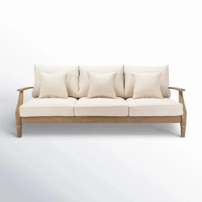 Outdoor Patio Sofa with Cushions – All-Weather Seating