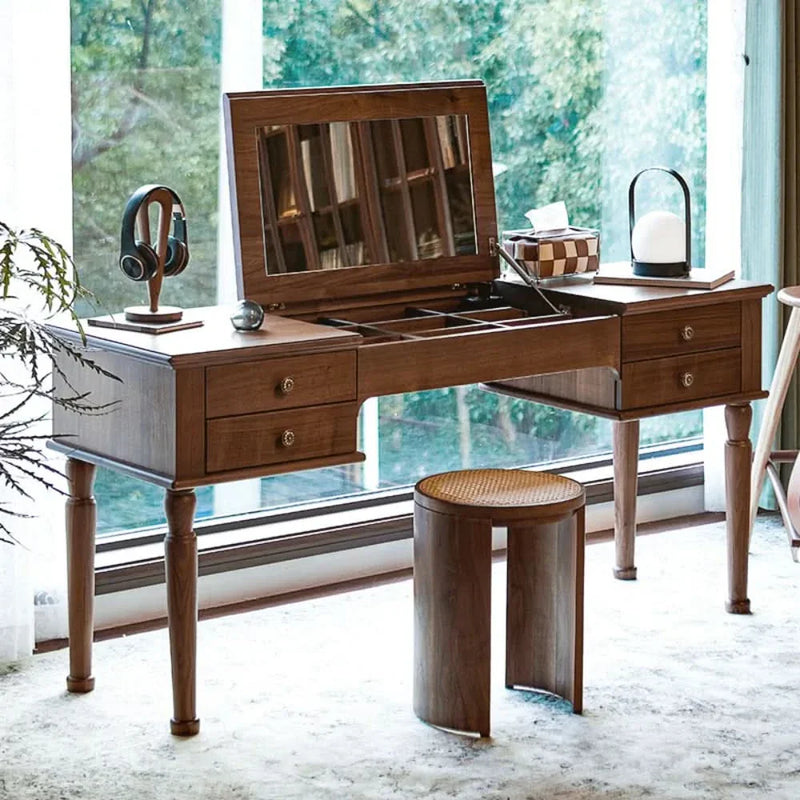 Simple Multi-Functional Dressing Table In Bedroom