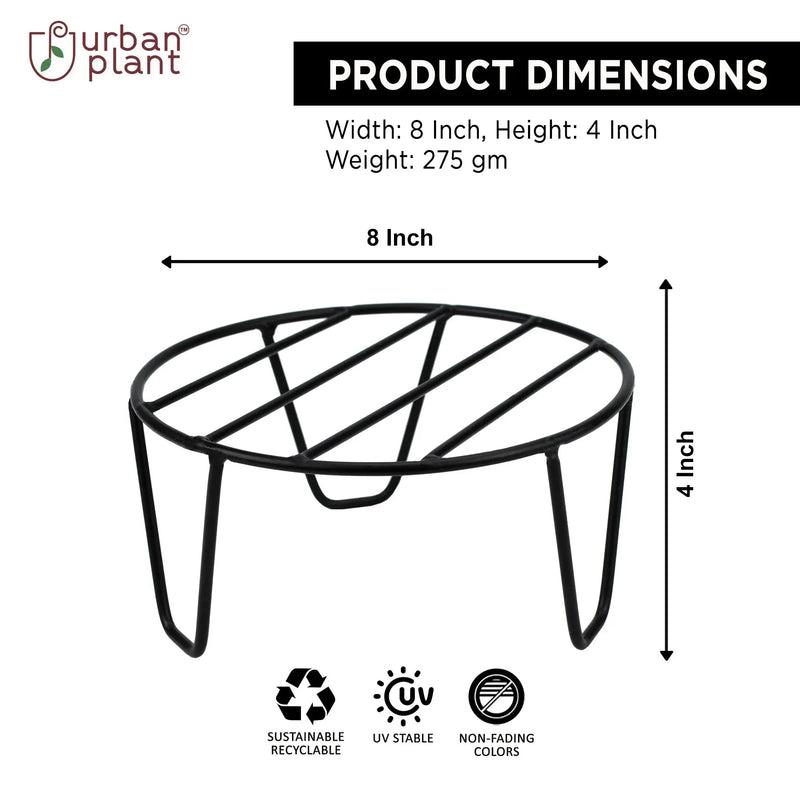 Wooden Empiro Durable Pot Stand for Indoor & Outdoor Use
