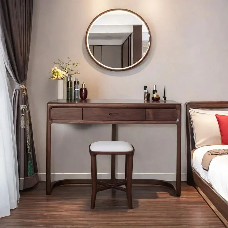 Nyzax Solid Wood Light Luxury Dressing Table