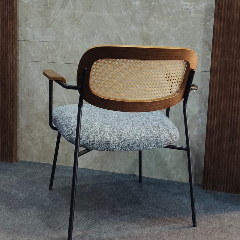 Lekky Rattan Cane Dining Chair - Wooden Empiro