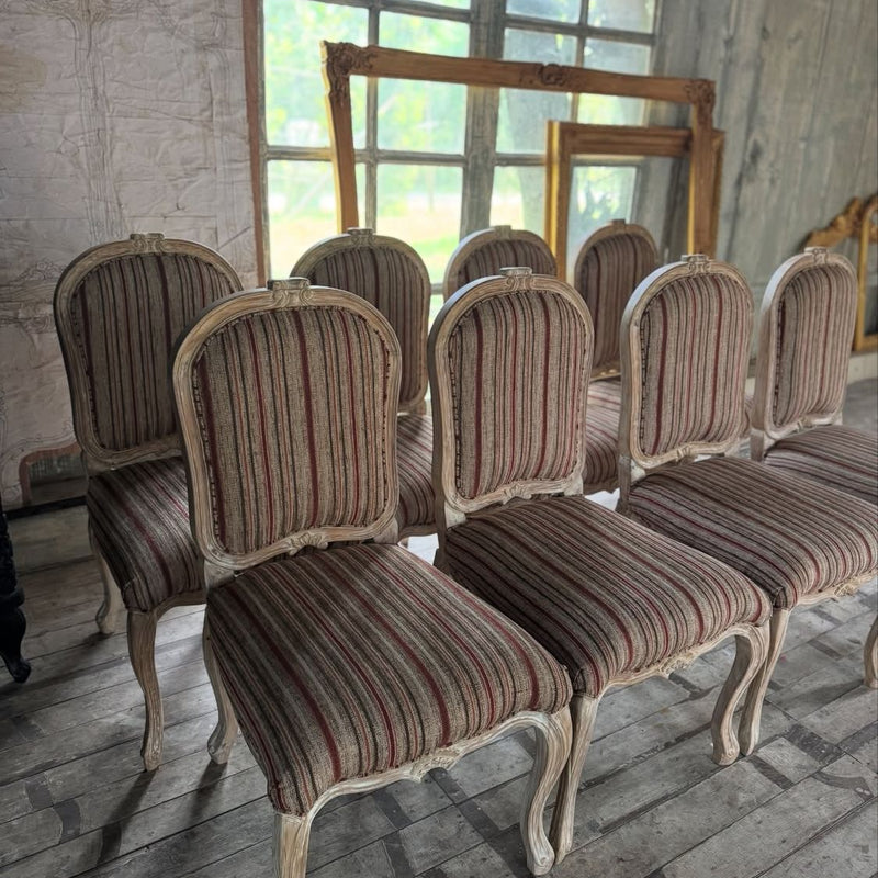 Dining chairs inspired by Franglais style~