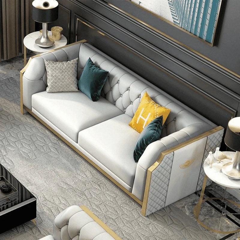 Ruhani Luxury Chesterfield Sofa Set For Living Room