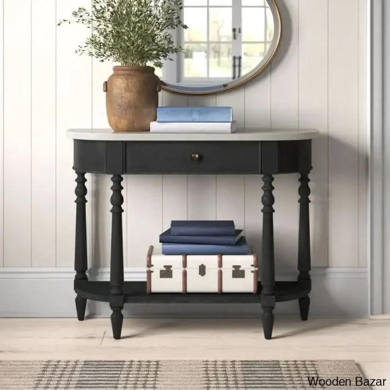 Aberdale 40'' Console Table with Marble Top