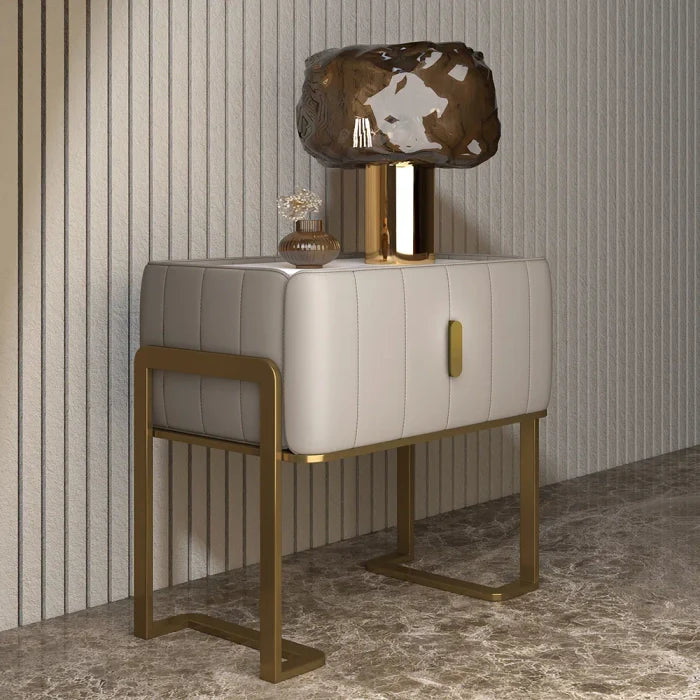 Hayat Modern Single Drawer Bedroom Bedside Table