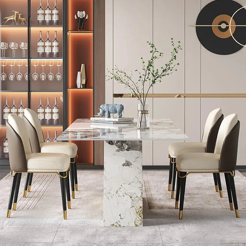 Alivia Luxury Modern 8 Seater Dining Table Set