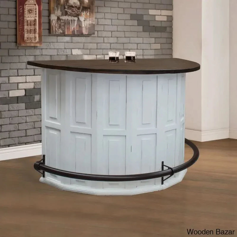Aigan Freestanding Curved Bar Design