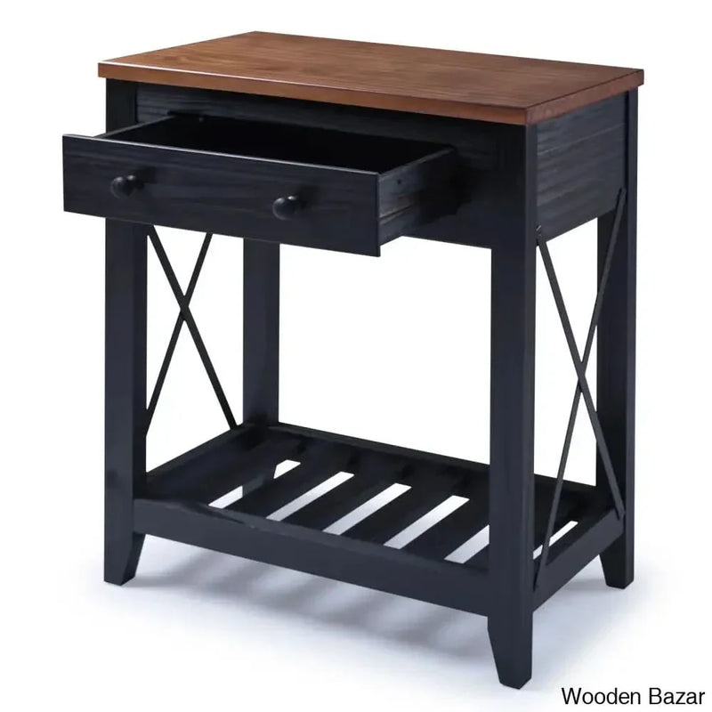 Archilla 27.5'' Solid Wood Console Table