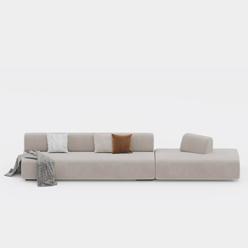 5 Seater Modern Beige Sofa