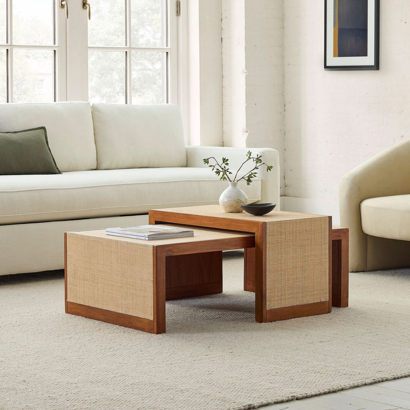 Kialered Nesting Coffee Tables - Wooden Empiro