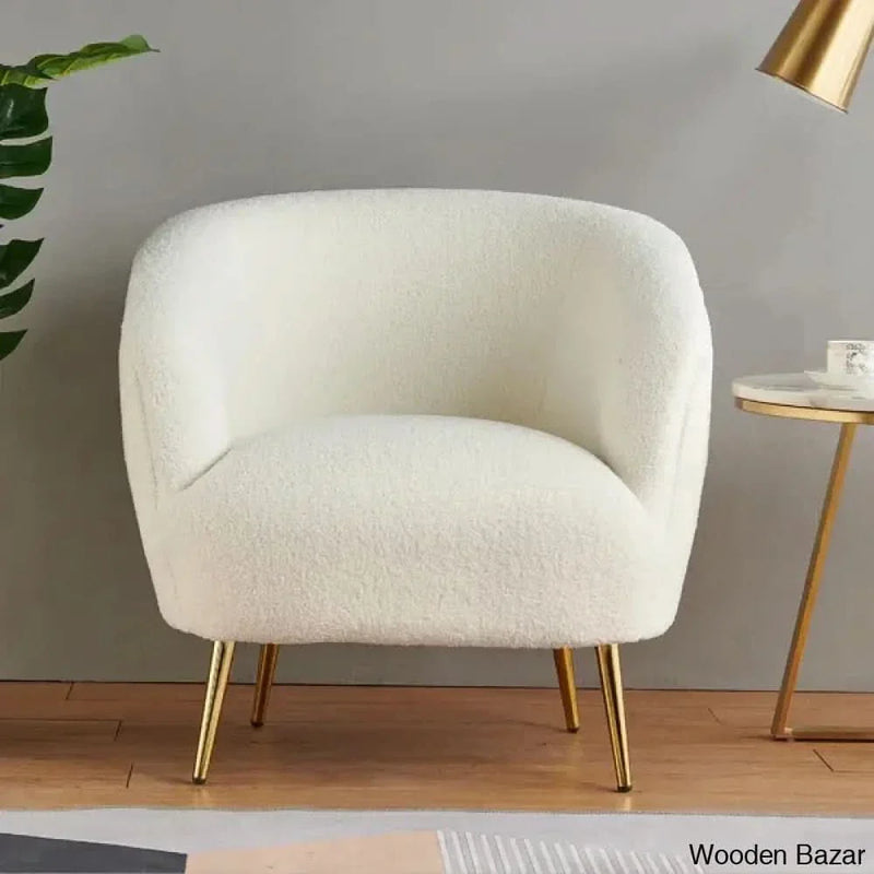 Ballantyne Upholstered Accent Chair - Wooden Empiro