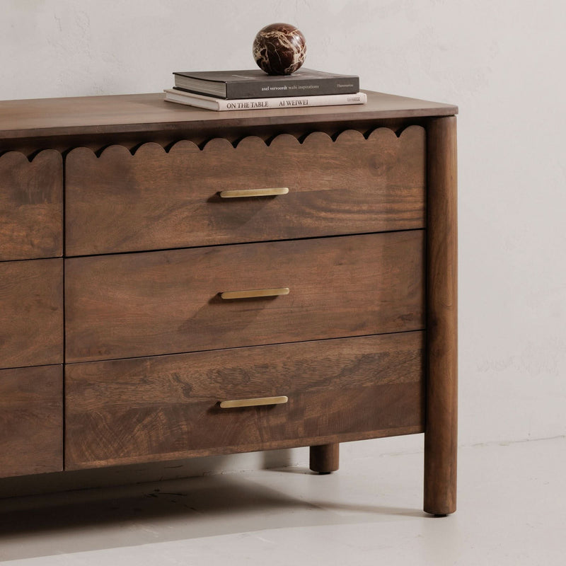 Lakser 6-Drawer Dresser - Wooden Empiro