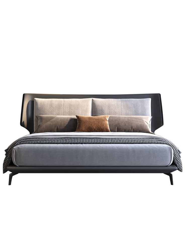 Iden Modern Sleek Bed Without Storage