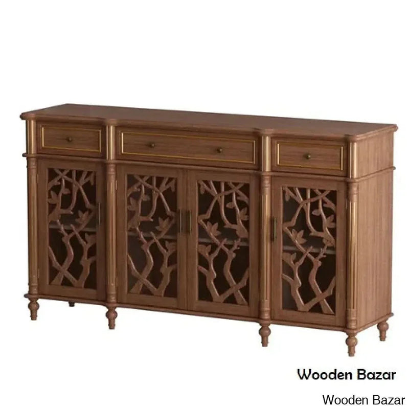 Bhavini 63'' Console Table - Wooden Empiro