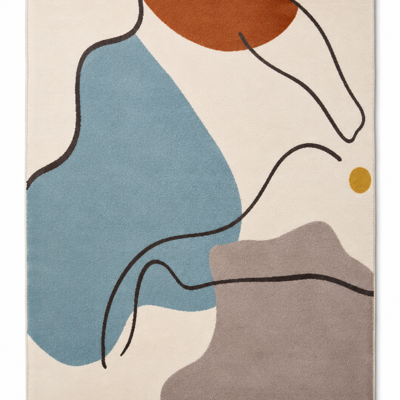 The Orvica Rug — Luxury Contemporary Abstract Area Rug