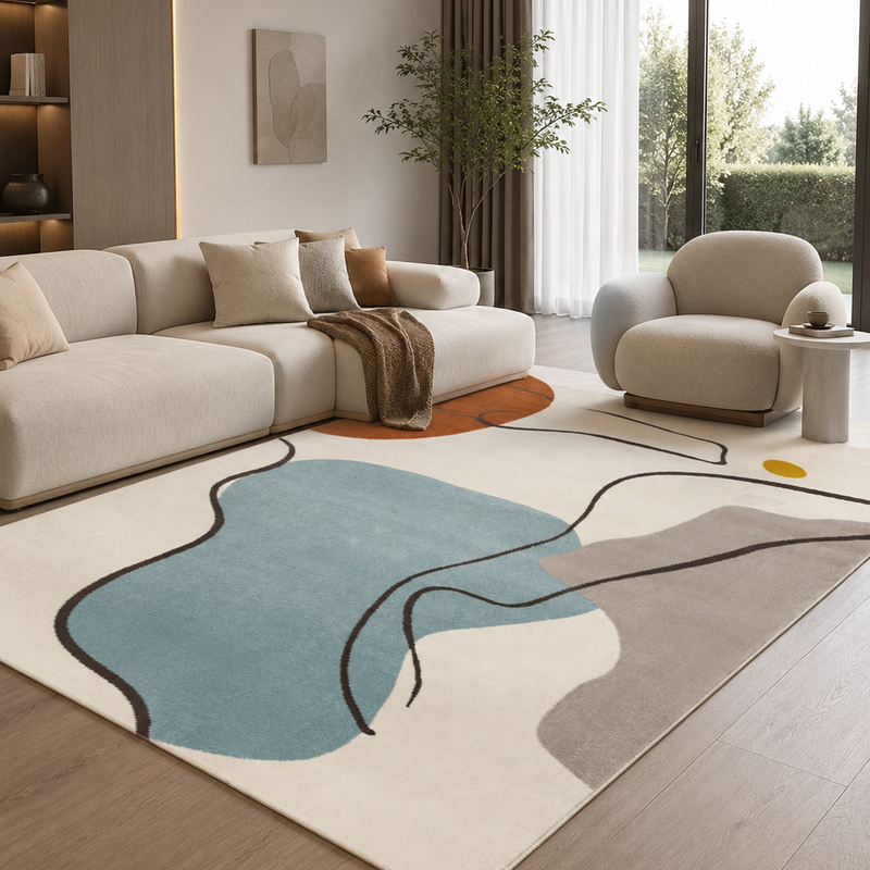 The Orvica Rug — Luxury Contemporary Abstract Area Rug