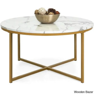 Breiony Coffee And Center Table Gold
