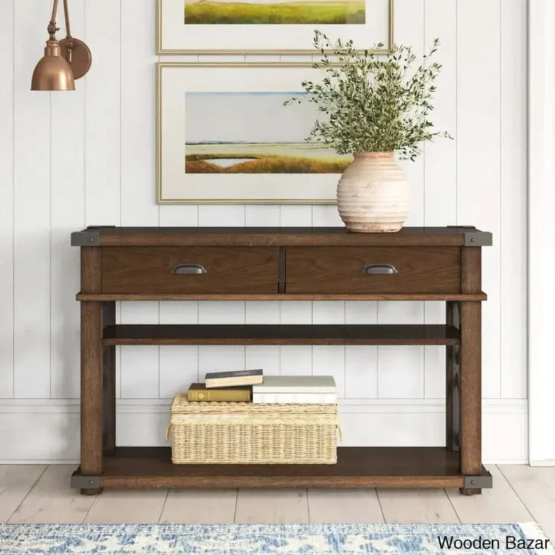 Bridget 48'' Solid Wood Console Table