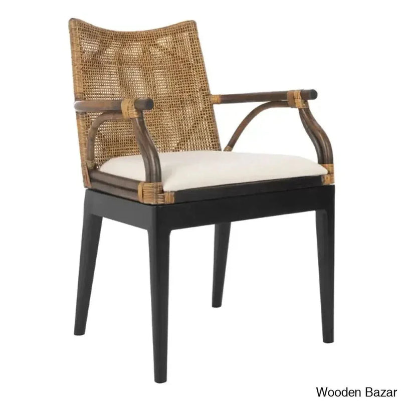 Bungalo Rattan Armchair - Wooden Empiro