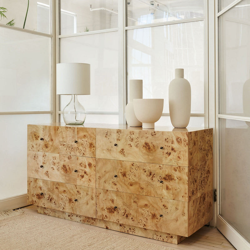 Niaciner 6-Drawer Dresser - Wooden Empiro