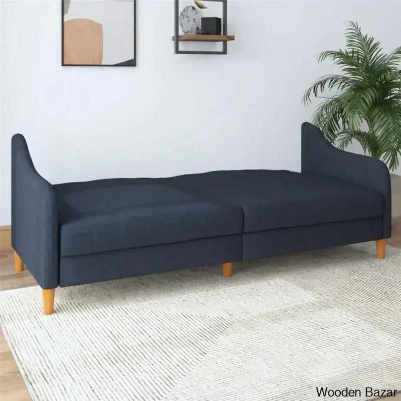 Buy Messi Comfortable Round Arm Convertible Sofa by- Wooden Empiro