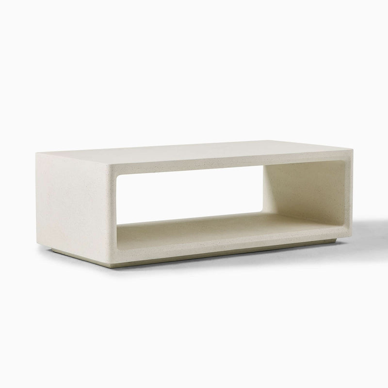 Kaxlly Indoor/Outdoor Concrete Coffee Table - Wooden Empiro