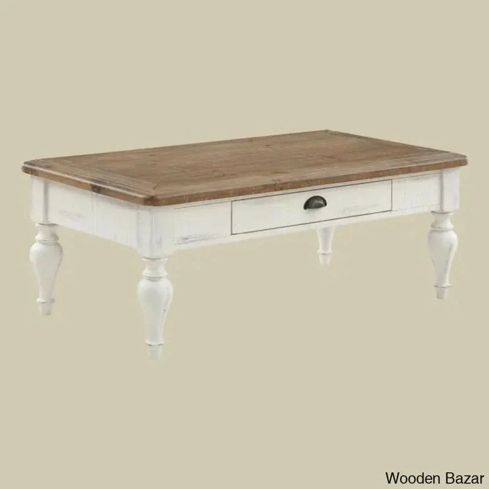 Casparn Coffee And Center Table White