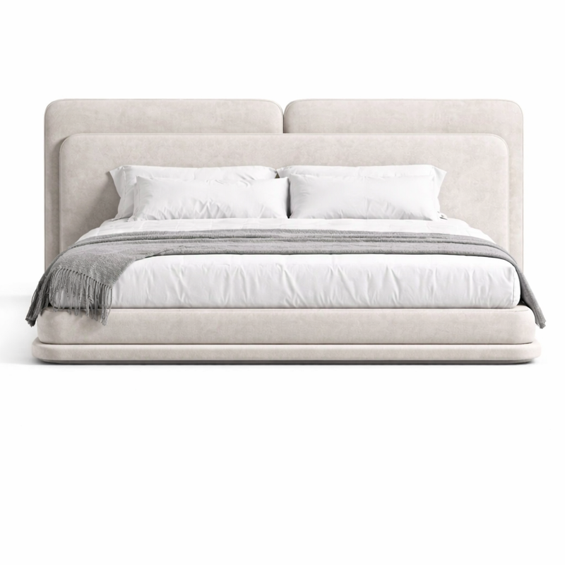 HavenStack Luxury Minimalist Upholstered Bed