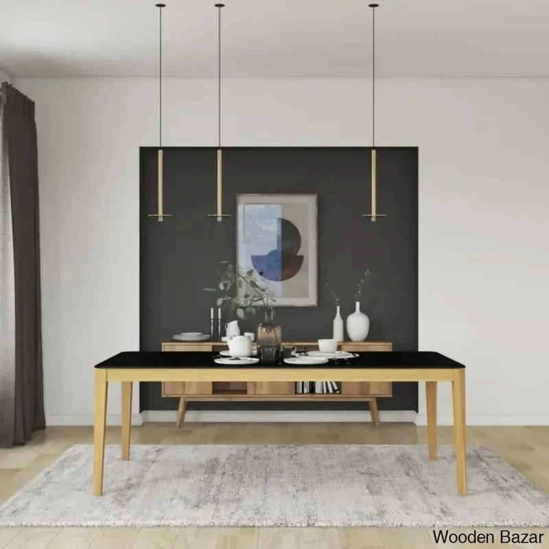 Charlton Luxury 8 Seater Wooden Dining Table Set - Wooden Empiro