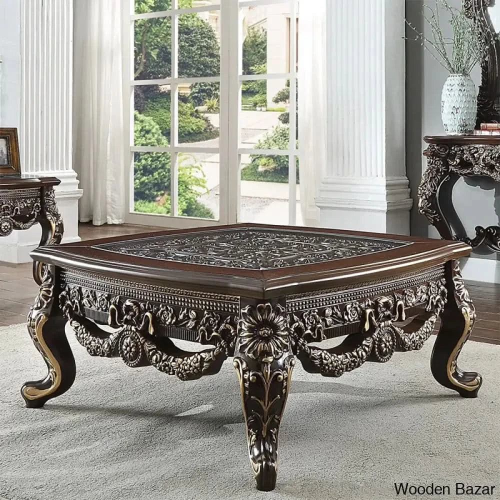Chimpam Latest Coffee And Center Table For Luxe Living - Wooden Empiro Brown