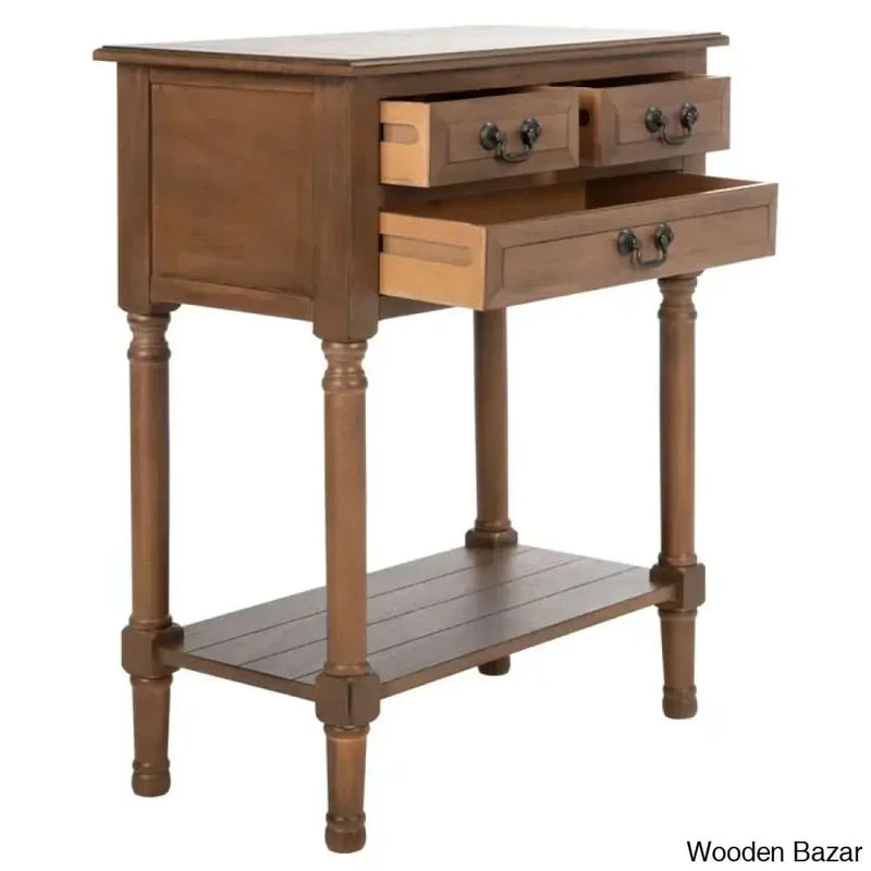 Console Table in Teak wood