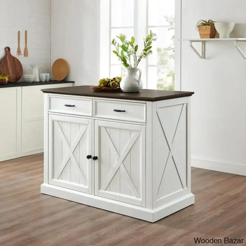 Cordova Wood Kitchen Island Kitchen trolley cart cabinet kitchen island with storage