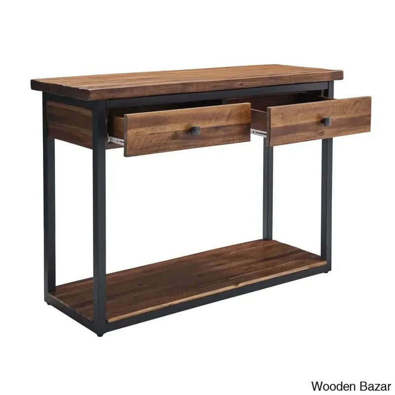 Craman Console Table in teak wood