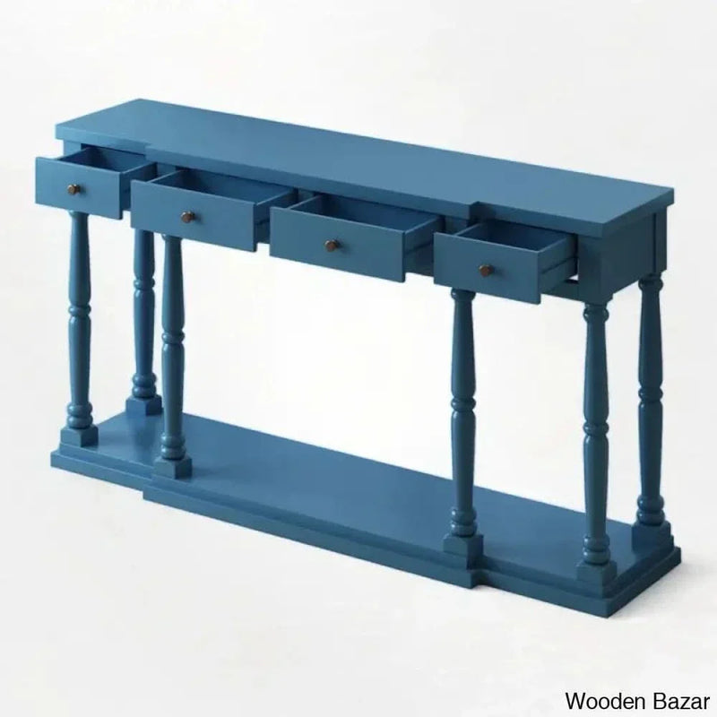 Craman Console Table in teak wood