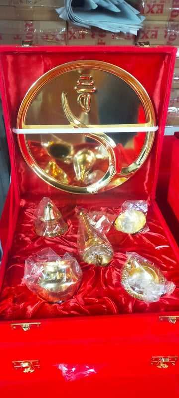 Ganesh Puja Thali Set Of 6