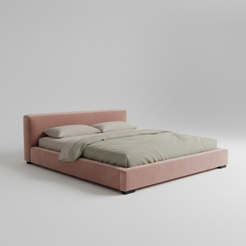 Blush Platform Bed