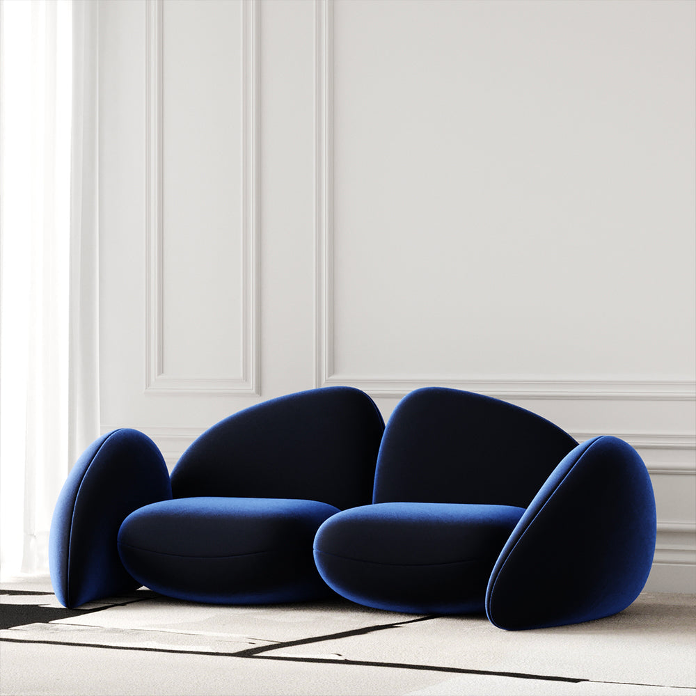Rysa Wooden Empiro Modern Designer Curvy Sofa