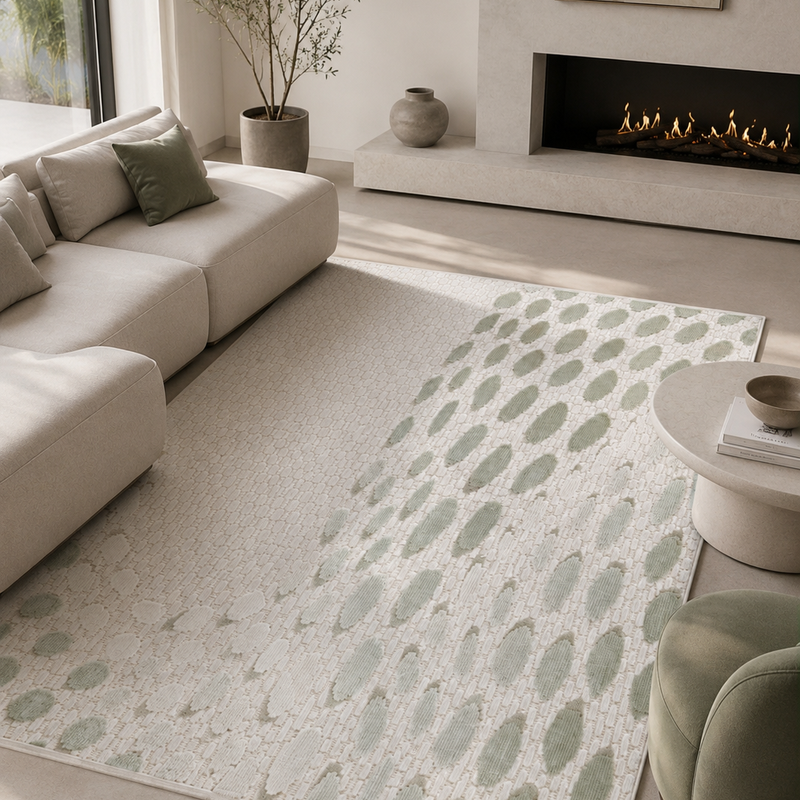 The Verdanza Rug — Luxury Sculpted Contemporary Area Rug