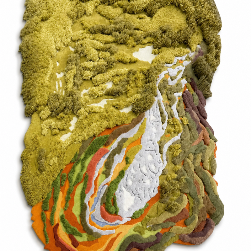 The Pinnacle Rug — Luxury Hand-Tufted Topographic Landscape Area Rug