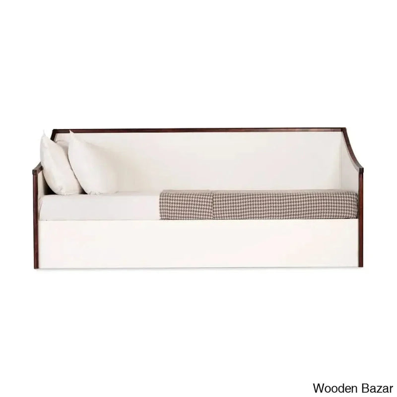 Elegant Diwan with Mattress in Trendy Two-Tone Finish